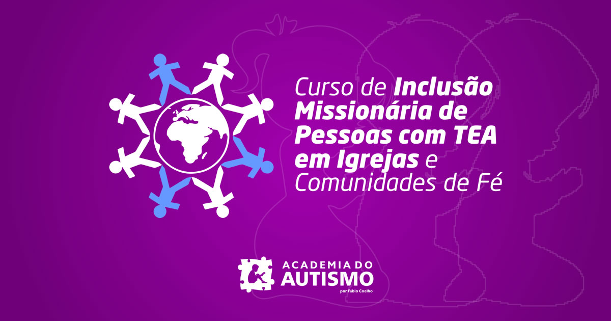 Logo do Curso de Inclusão Missionária de Pessoas com TEA em Igrejas e Comunidades de Fé